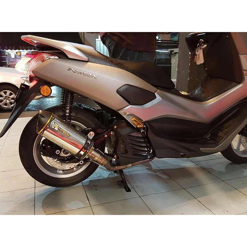 NMAX 155 15-17 Motocykel, Skúter Výfukových Šál Prednej strane Rúry Slip-On Celý Systém z Nerezovej Ocele Pre Yamaha N-MAX 155-2017