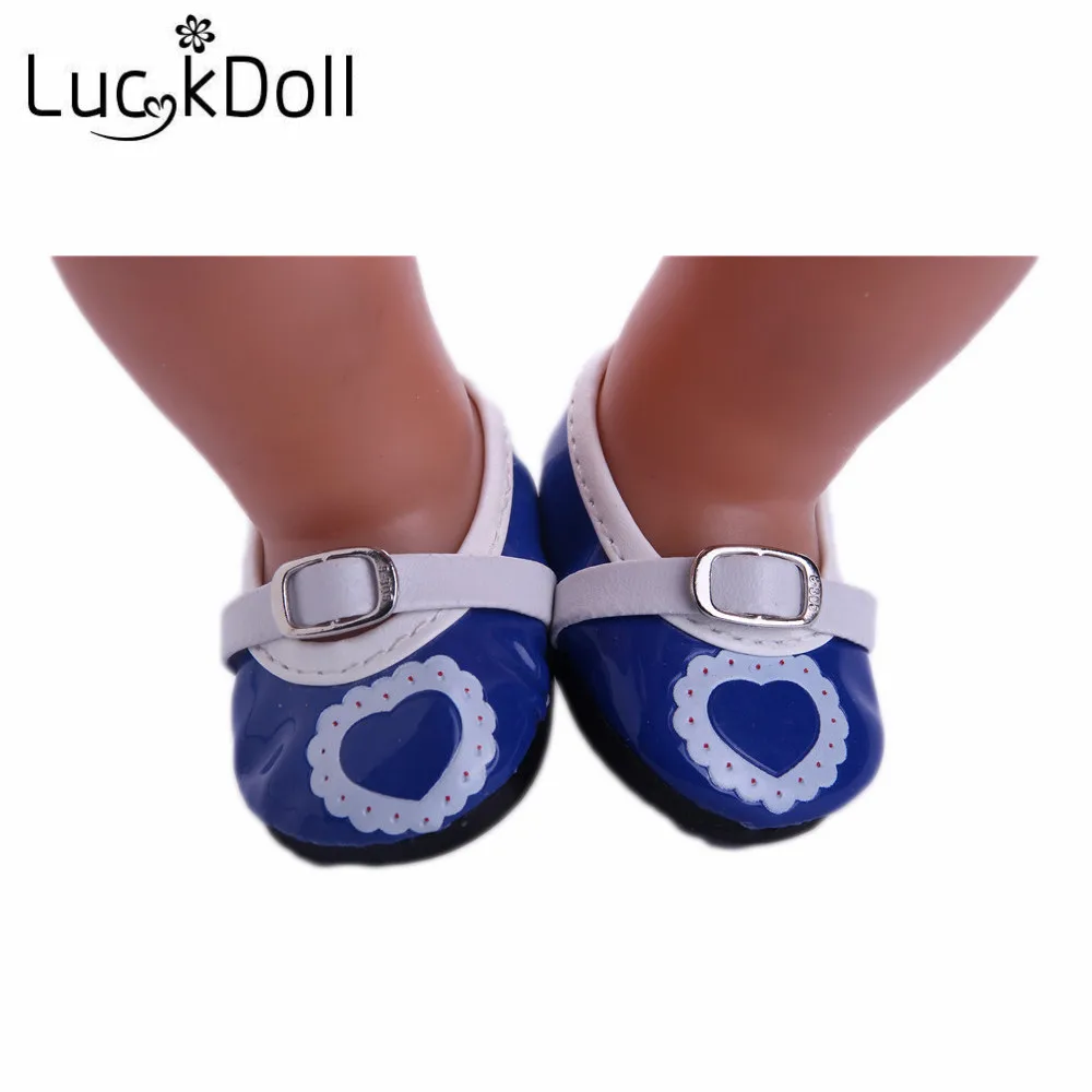 Nové módne modré topánky fit 18 palcov / 43 cm Baby Born zapf, Deti najlepší Darček k Narodeninám N561