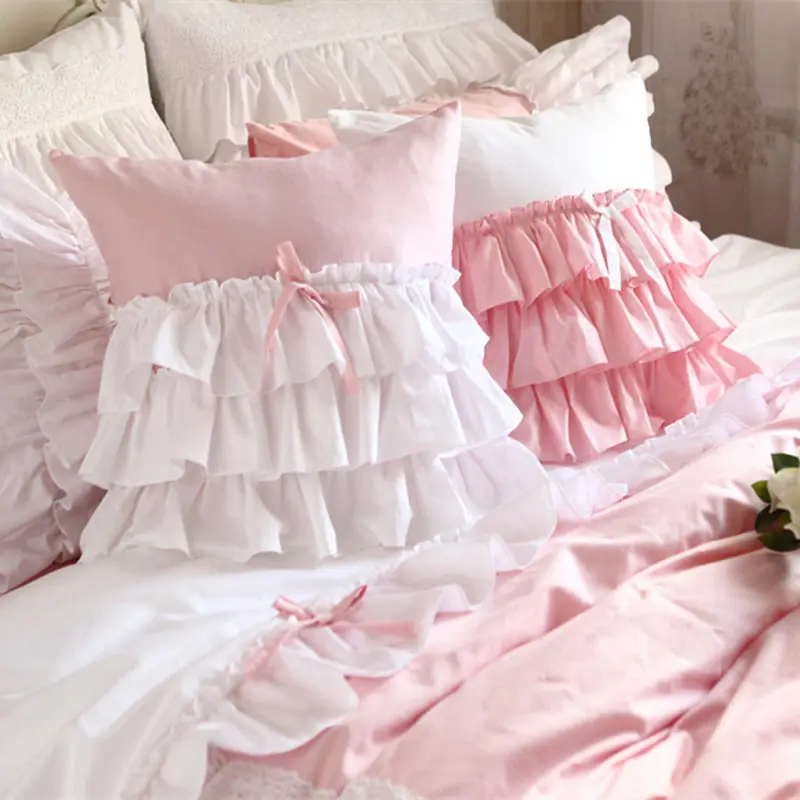 Nové Sladké cake vrstvy dekoratívne obliečka na vankúš, bavlna Európsky štýl princezná vankúš dievčatá spálňa vankúš (Č filler)