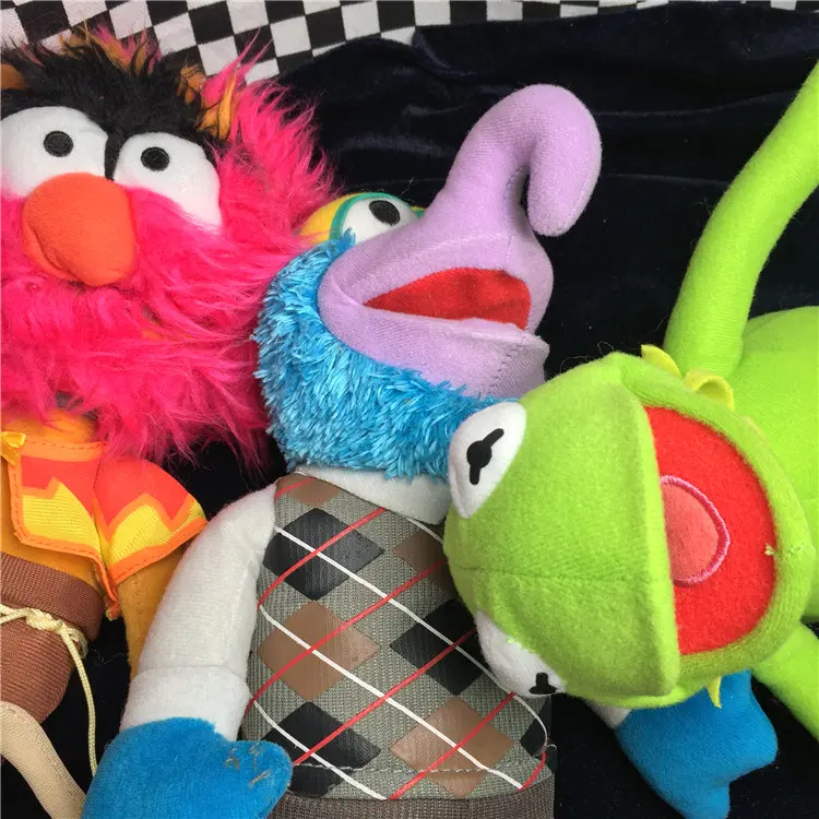 Nový Muppets Žabiak Kermit & Gonzo & Fozzie bear & ZVIERA Plyšové Bábiky Hračky 4PCS Darček