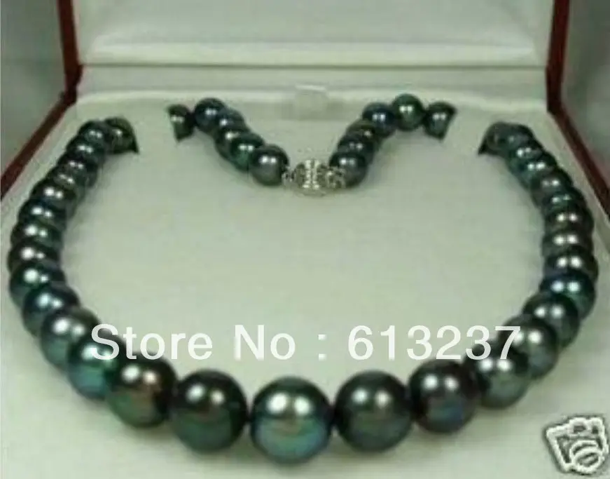 Nový módny top kvalita 8-9mm prírodné black pearl náhrdelník 18-palcové hot predaj svadby, party perfektné darčeky, šperky, takže YE2066