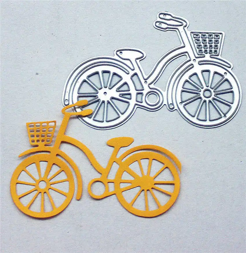 PANFELOU Metal craft Horský bicykel papier die rezanie zomrie pre Scrapbooking/DIY svadobné Valentína karty