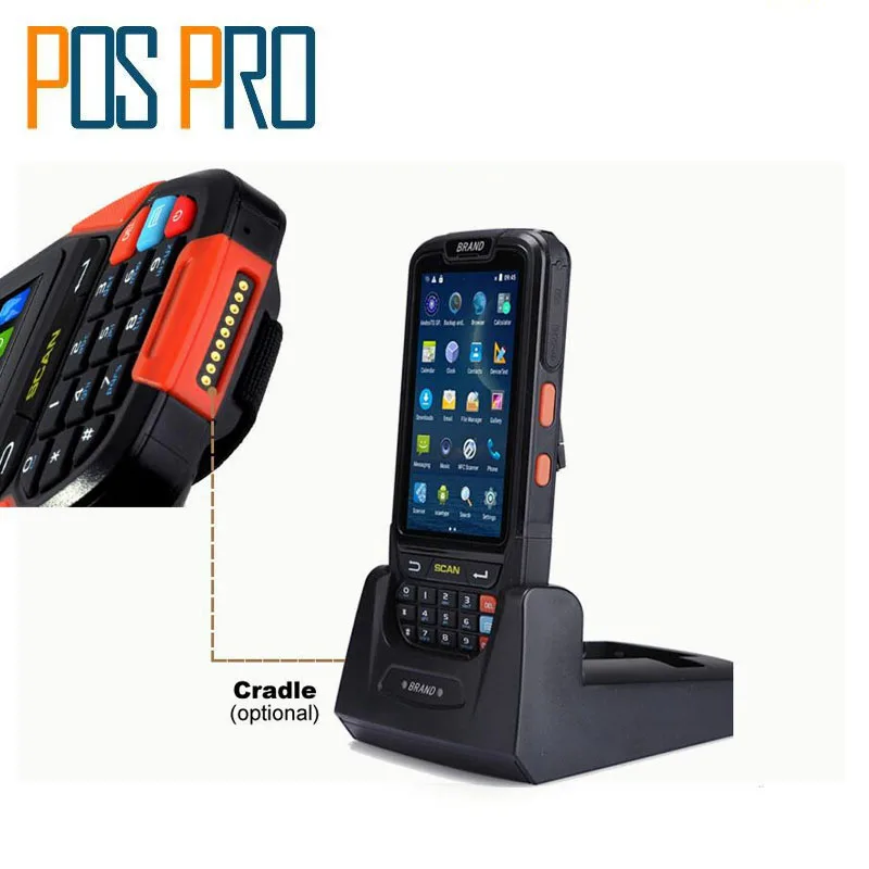 PDA 2D Ručný Terminál Podpora Wifi, Bluetooth 4g GPS, Fotoaparát Mini Čiarových kódov Pre Android Tablet Pc Klávesnici funkciu NFC HF a LF RFID