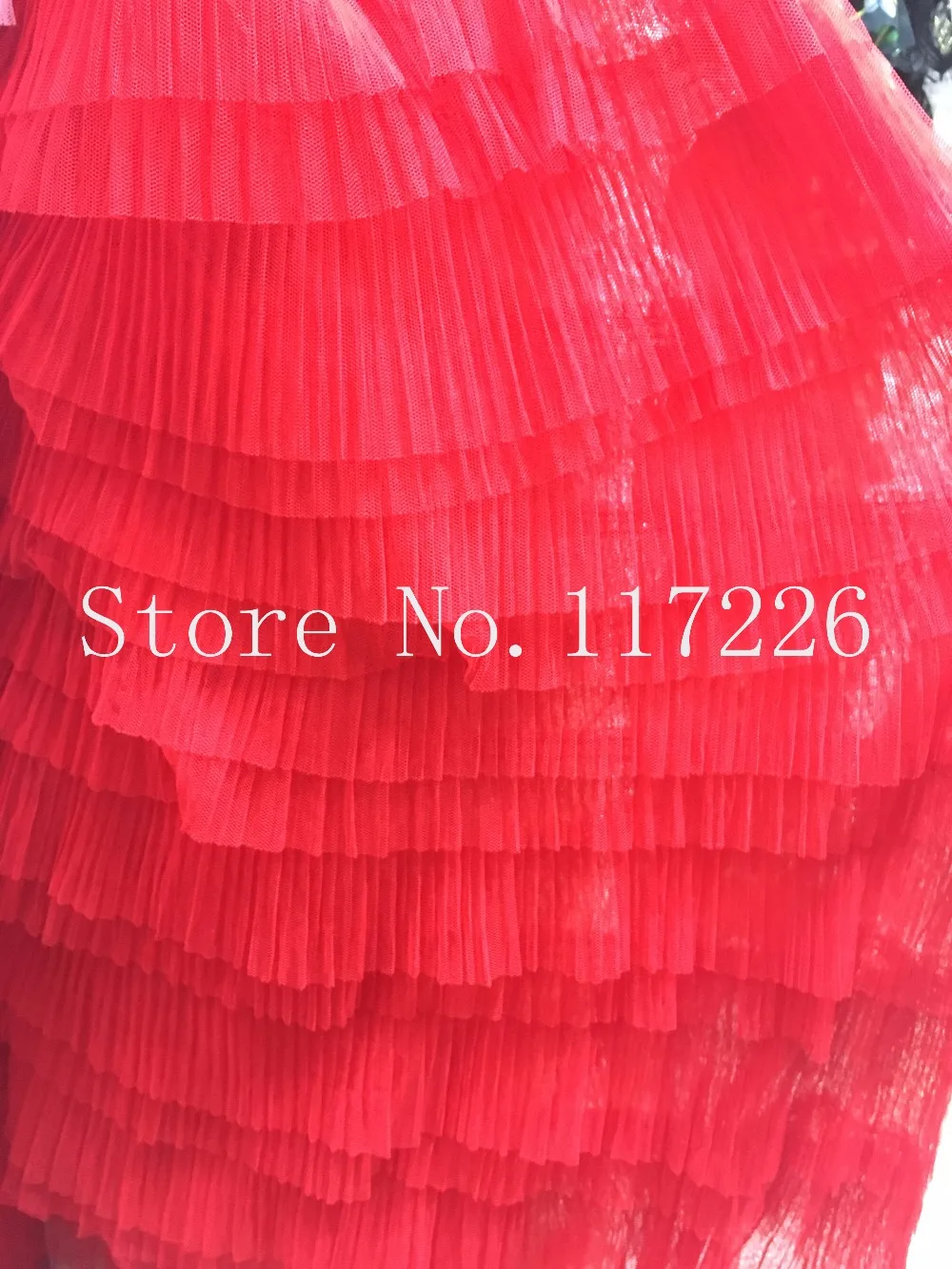 Pekný dizajn, červená farba 5yards JRB-121674 luxusné výšivky najlepšiu kvalitu afriky najnovšie tylu oka čipky pre pílenie šaty