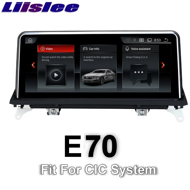 Pre BMW X5 E70 2011~2013 LiisLee Auto Multimédiá GPS Audio Hi-Fi Rádio Stereo Originálny Štýl Pre CIC Navigačné tlačidlo NAVI