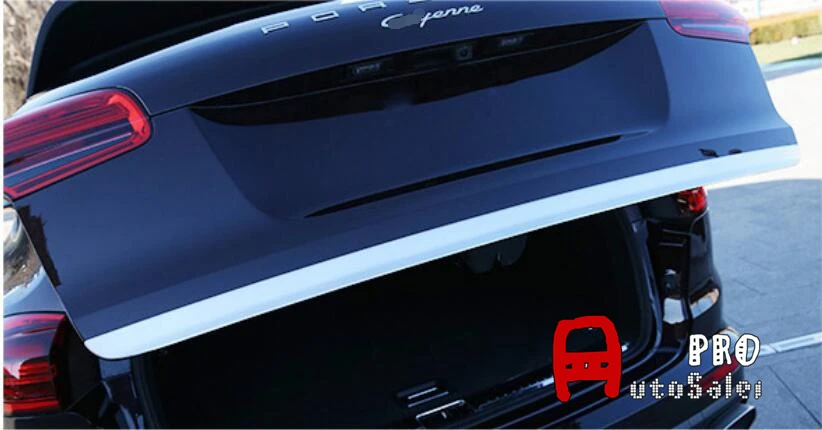 Pre Porsche Cayenne-2016 ABS Chróm Matné, Zadné hmlové svetlo Nárazníka Hornej Lampa Kryt Výbava 2ks