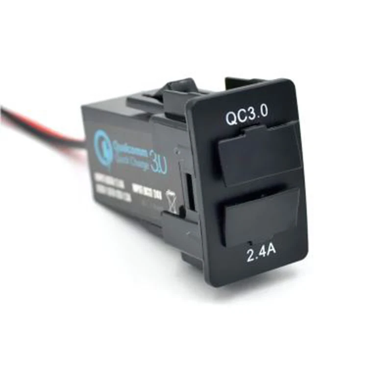 QC3.0 USB Nabíjačka do Auta Podporu rýchlo chage pre MITSUBISHI ASX Lancer Outlander Pajero pre iPhone pre iPad