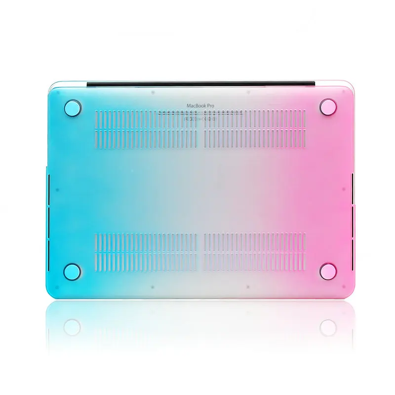 Rainbow Ochranný obal Flip Notebook Prípad Pre Macbook air 13 pro 13 retina 13 12 vzduchu 11 pro 15 notbook Prípade Pevného bez loga