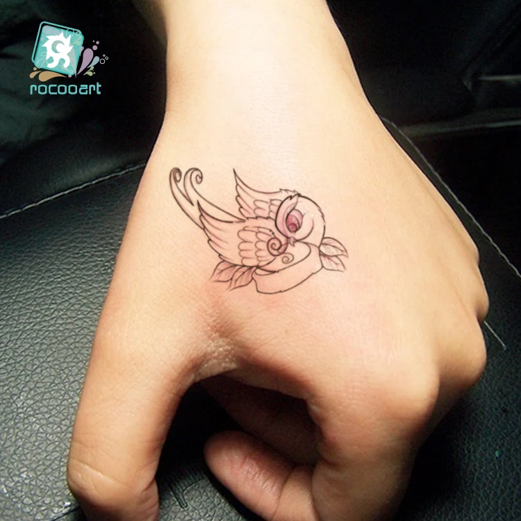 Rocooart Farebné Lietajúci Vták Dočasné Tetovanie Nálepky Sovy Pelican Tetovanie Nálepky Zvieratá Falošné Tetovanie Taty Orgán Umenia Tatuaje