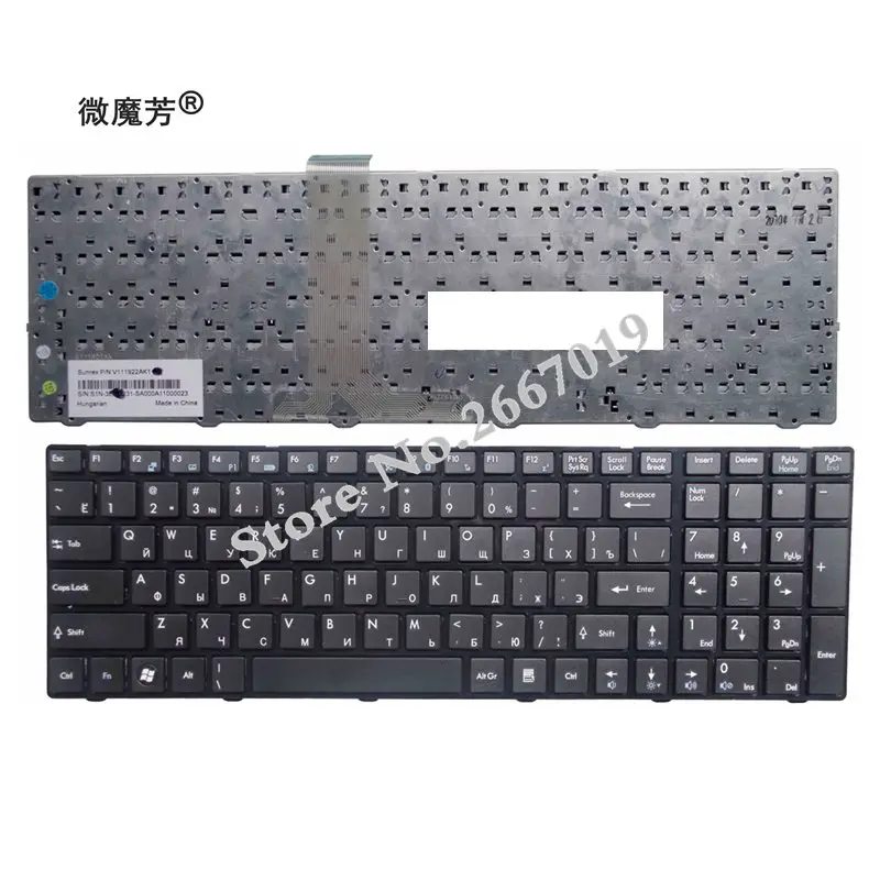 RU black Nové PRE MSI CR620 CX720 GE620 GE620DX GE700 FR600 FR620 FR700 FR720 FX600 FX600MX FX603 FX610 Notebooku, Klávesnice