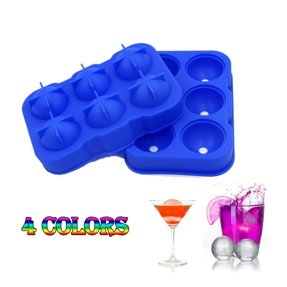 Silikónové Lego Ice Cube Maker Oblasti Kolo Ice Loptu Formy Flexibilného Zmraziť Whisky Ľad Moldes De Silicona Zásobník Strany Bar Dia 4.3 CM