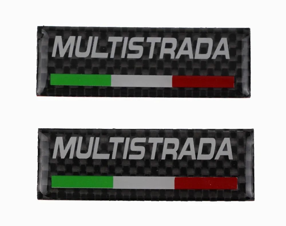 Skutočné Uhlíkové taliansko Riadidlá Svorka nádrž nálepky znak Uchytenie kotúča, Pre DUCATI Multistrada 620 1100 1200