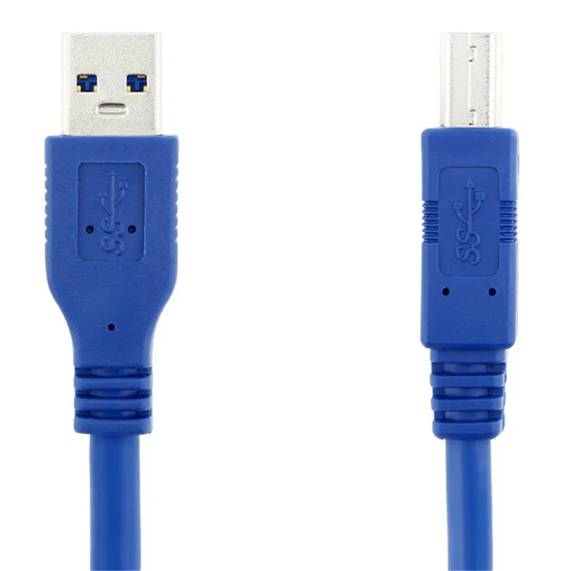 SuperSpeed USB 3.0 Typ A Samec B Samec Kábel v Modrej 30 cm/0,3 m 60 cm/0,6 m 100 cm/1m 150 cm/1,5 m