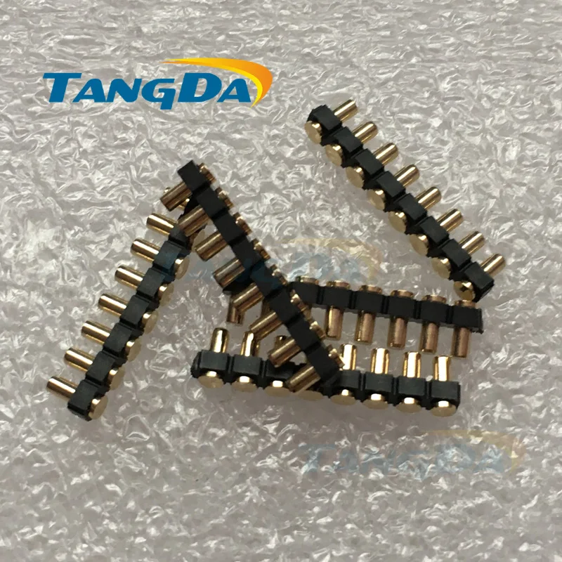 Tangda pogo pin konektor 8P SMD PG1.5-8P-2.54 PH-4.5 H zlatá platňa: 1u
