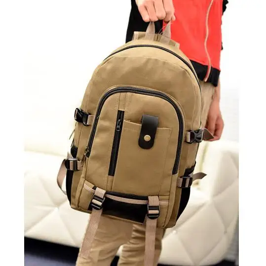 Taška opäť 010817 módne unisex horúce nové plátno batoh cestovná taška