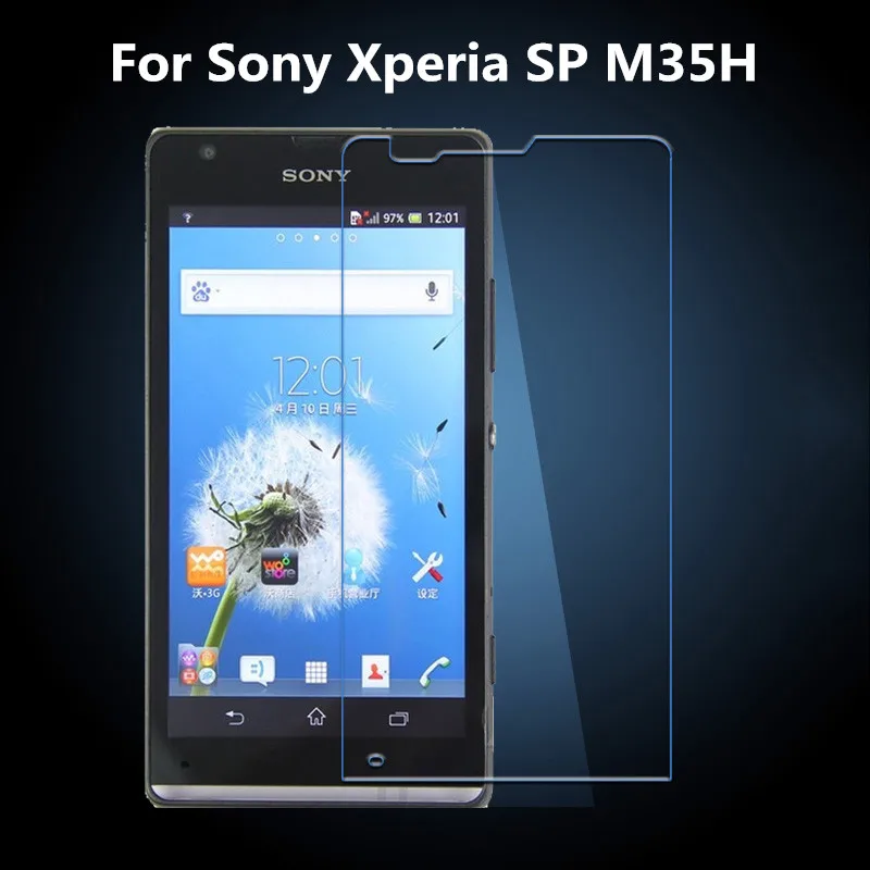 Tvrdené Sklo Pre Sony M35h Screen Protector Premium 9H proti Výbuchu Chránič sklíčko pre Sony Xperia SP C5302 C5303 Film