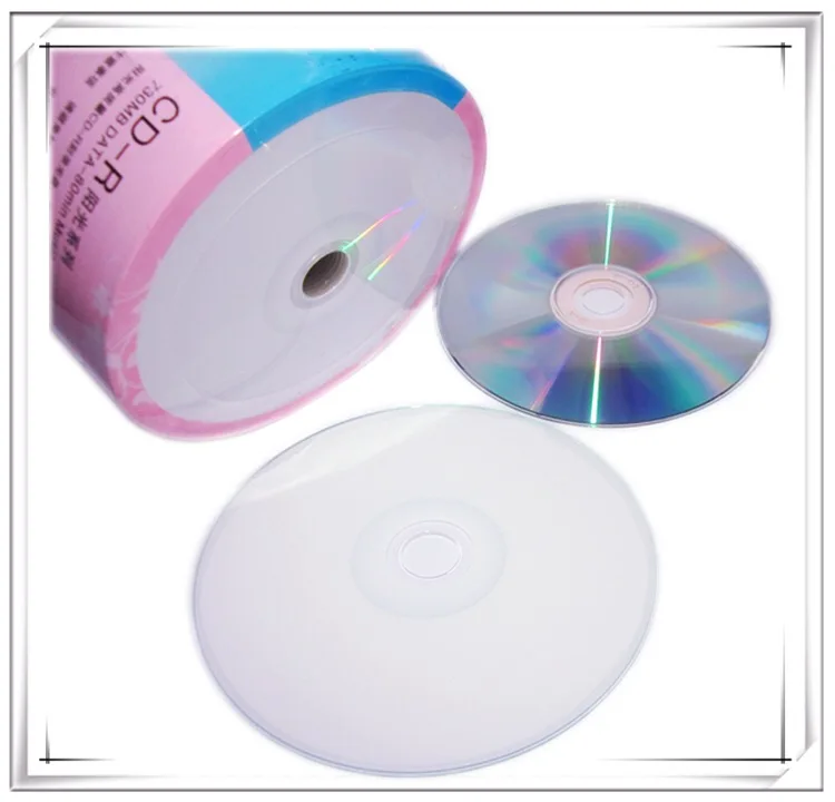 Veľkoobchod 10 disky A+ Prázdne Tlač 52x Prázdne 700MB CD-R Disky