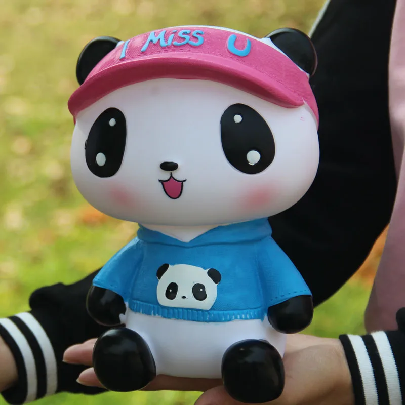 Veľké panda prasiatko vinyl dieťa cartoon prasiatko darček k narodeninám študent darček