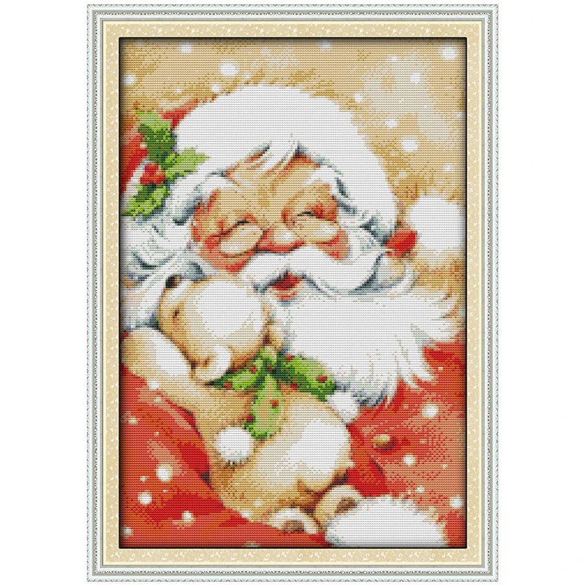 Vianočný Dar Santa Claus (2) Vzor Počíta Cross Stitch Cartoon Cross Stitch Súprav, Šitie Výšivky, Súpravy Na Vyšívanie,