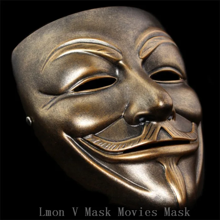 Vysoko Kvalitný Živice Filmy V For Vendetta Maska Živice Zbierať Domova Strany Cosplay Šošovky Anonymné Maska Guy Fawkes Maska