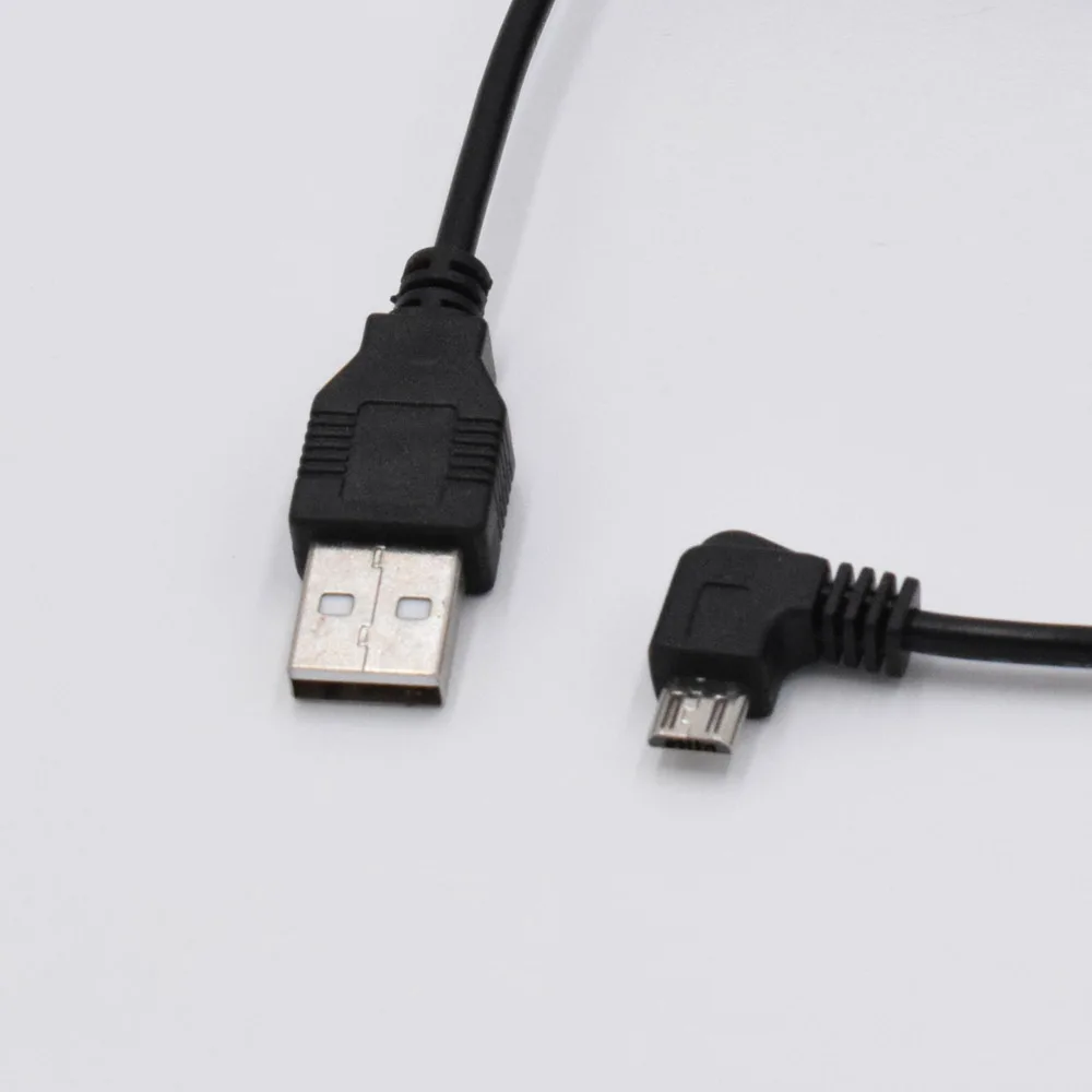 XCGaoon Auta Nabíjanie Zakrivené micro USB Kábel pre Automobilové DVR Kamera, videorekordér / GPS / PAD / Mobile, Káblová lengh 3,5 m ( 11.48 ft )