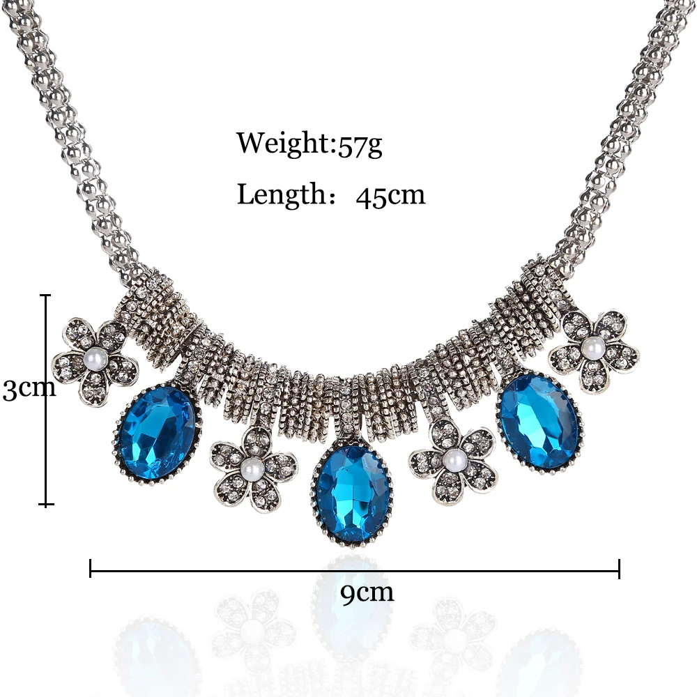 XIYANIKE Nové 2017 Veľké Značky Retro Zirkón Crystal Imitácia Perlový Náhrdelník Choker Šperky Pre Ženy, Náhrdelníky & Prívesky XY-N207