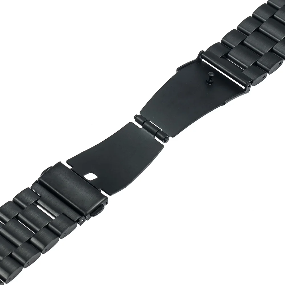 Zakrivené Konci Nehrdzavejúcej Ocele Watchband +Nástroj pre Samsung Výstroj S3 Klasické Hranici Smart Hodinky Kapela Šport Zápästie Popruhu Pásu Náramok