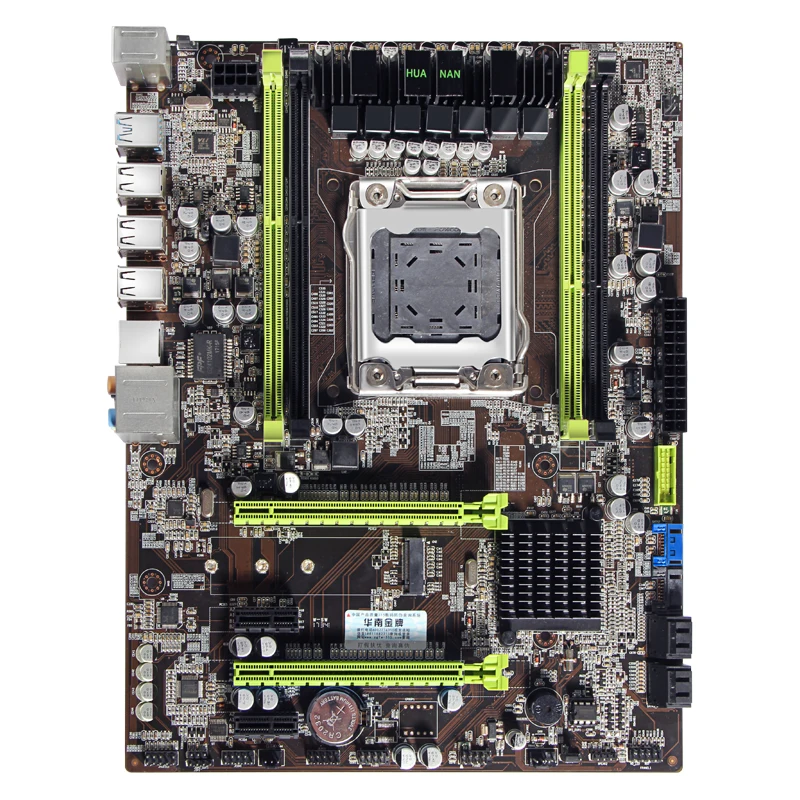 Úplné nové HUANAN V2.49 X79 doske CPU kombá X79 LGA2011 doske CPU Xeon E5 1650 C2 budovy počítač všetko dobré testované