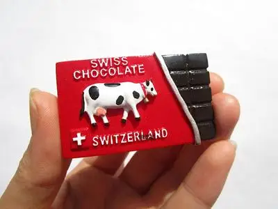 Švajčiarsky chladnička nálepky