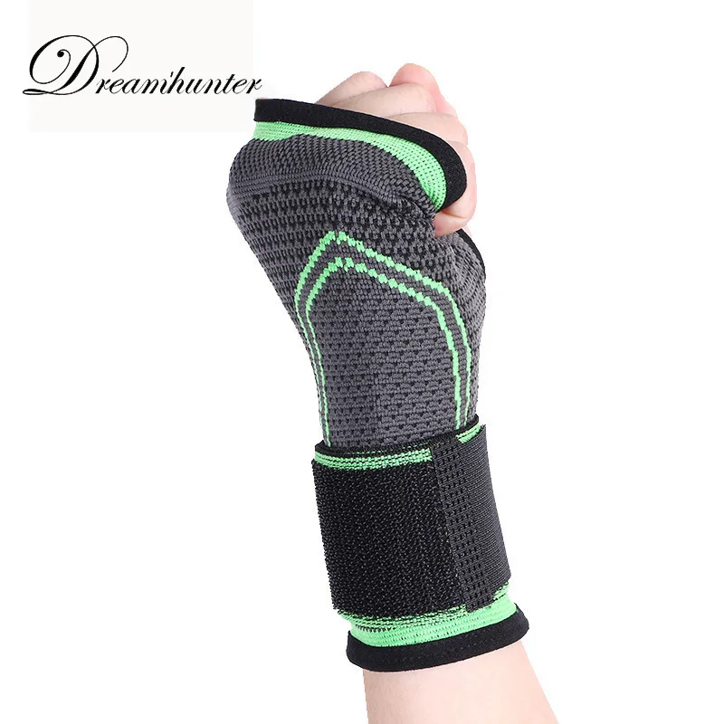 1 ks 3D tkanie popruhy fitness náramok protecte telocvični Náramok Šport Profesionálne silovom trojboji zápästie podporu ortézy zápästia zábaly