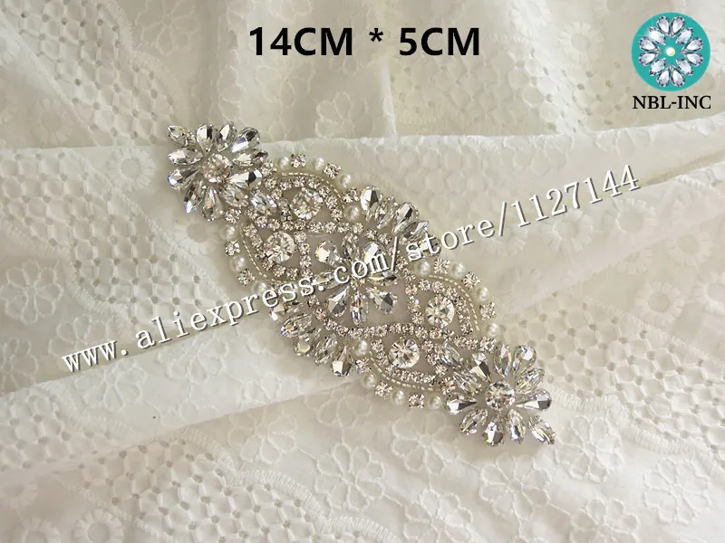 (1 KUS) Ručné korálkové šitie silver rose gold nastavenie jasné, crystal drahokamu nášivka na šaty DIY žehlička na WDD0230