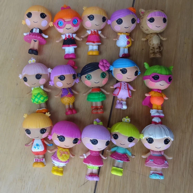 10 ks/veľa lalaloopsy údaje 3 cm obsahovať morská víla bábiky Mini dievčatá 