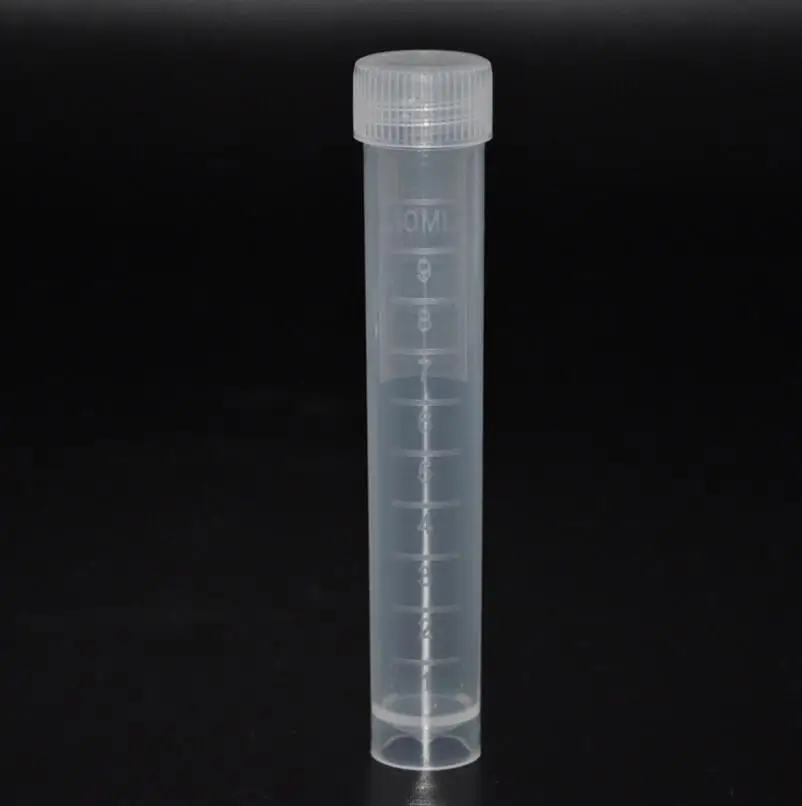 10 ml Plastových Mrazené Skúmavky Fľaštičku S Tesnenie Spp Kontajner Na Laboratórne Školské Vzdelávacie Dodanie LX1242