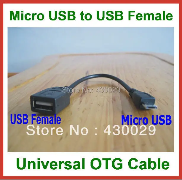 10pcs Micro USB OTG Kábel USB Female to Male Micro USB Kábel, Adaptér Univerzálny Konvertor