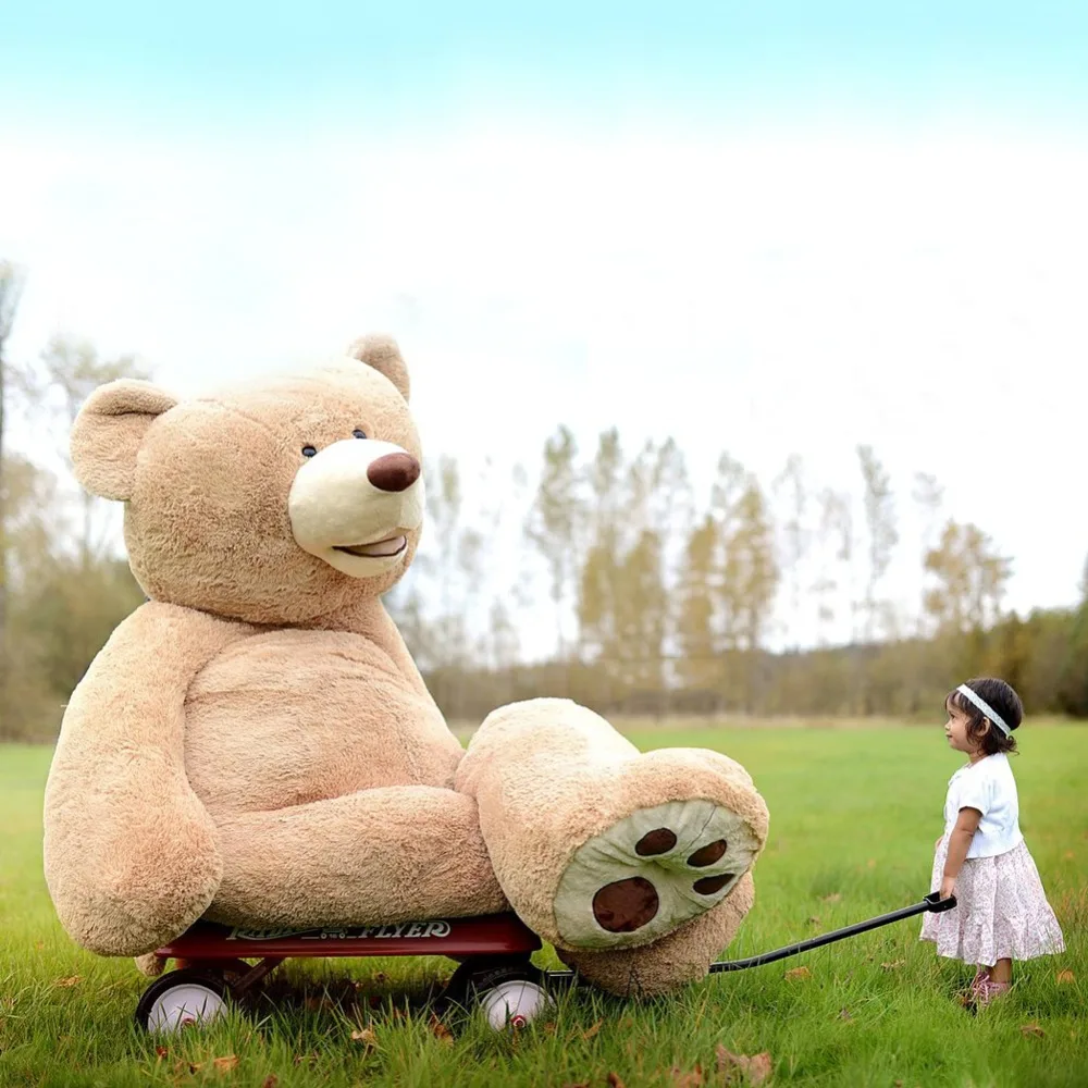 120 cm do 260cm obrie medveď pokožky hračka Americký Medveď plyšový Medvedík bearskin plyšové textílie, plyšové hračky