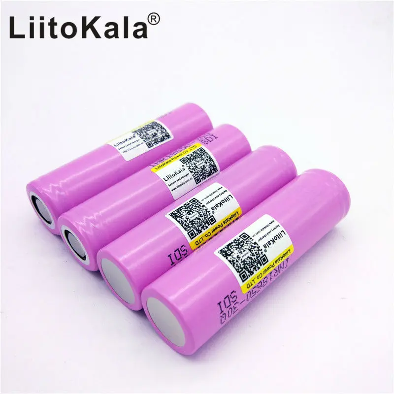 2 KS Liitokaka pre Samsung 18650 3000mAh batérie, lítiové batérie, INR18650-30Q napájaný nabíjateĺnou batériou