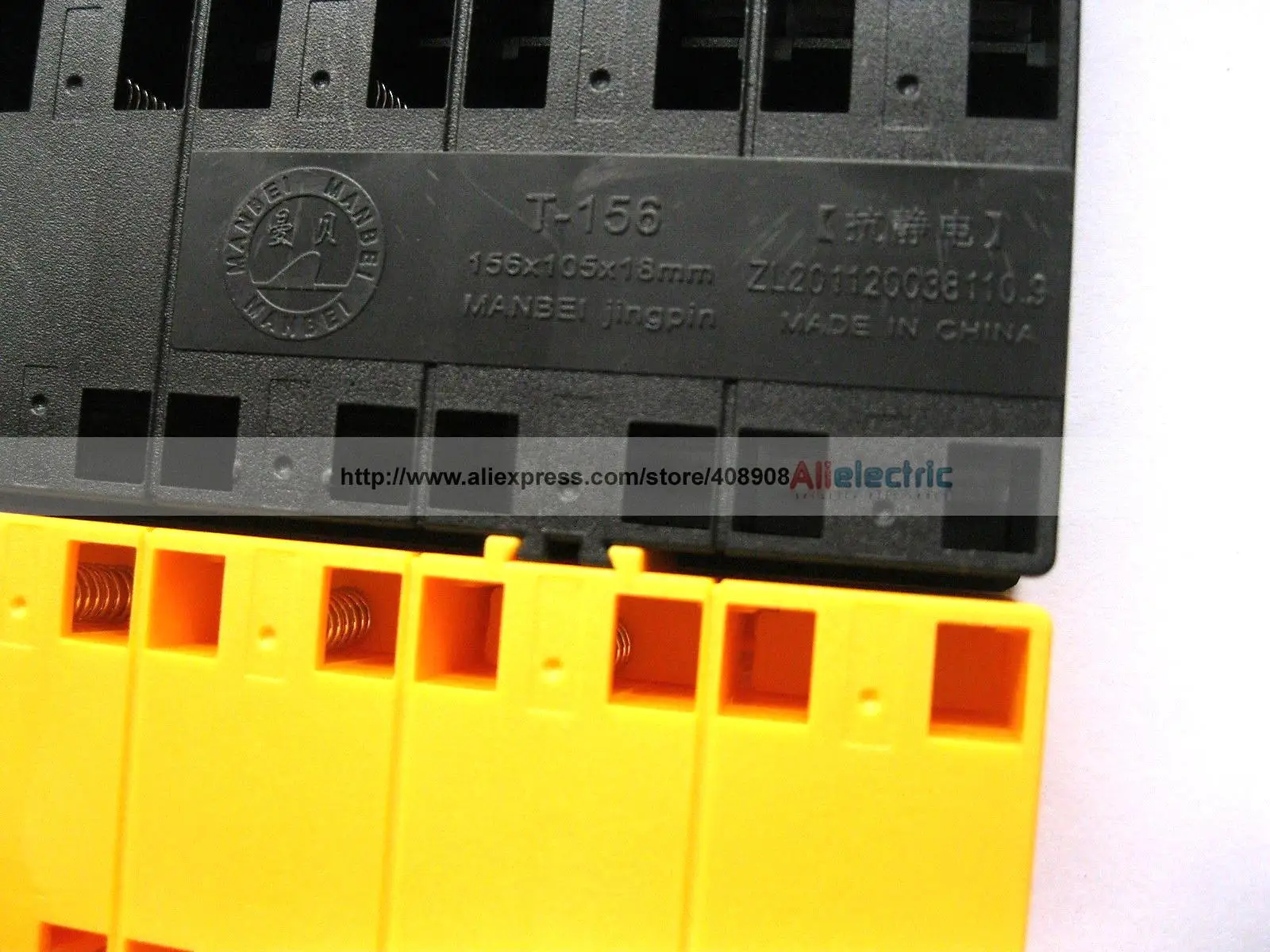 2 Ks SMT Elektronických Komponentov Mini Úložný Box 24 Mriežky Orange T156
