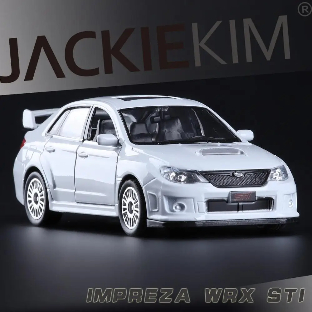 2011 Subaru Impreza 1:36 rozsahu vysokej simulácia Coupe,kovové vytiahnuť späť WRC STI autá,2 otvorené dvere,model auta, hračky,doprava zdarma