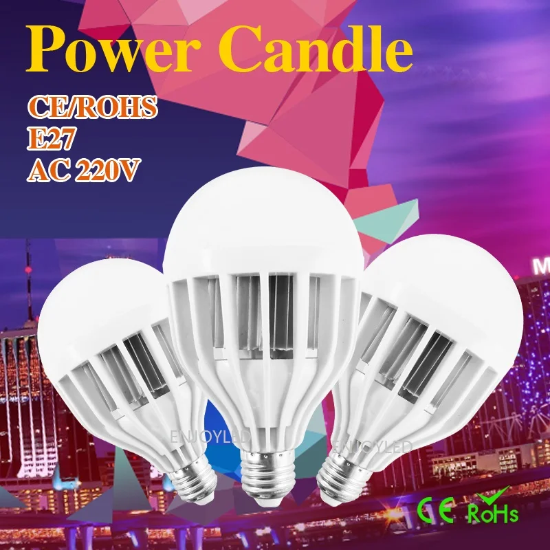 220V SMD5730 Čipy LED Reflektor Lampa Super-Power Žiarovka E27 Studená Biela Lampa 18W 24W 36W 50W Osvetlenie Svetlo