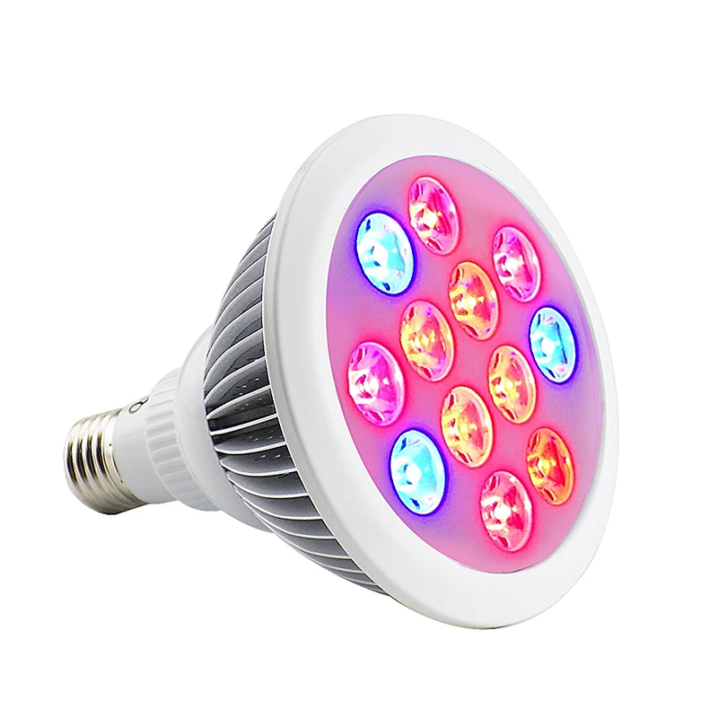 24W E27 LED Rásť Svetlo Lampy Rastlín Rastúcich Svetlá Žiarovky Hydroponics Systém pre Rastliny, Kvet Výsev Zeleniny Krytý Skleníkových