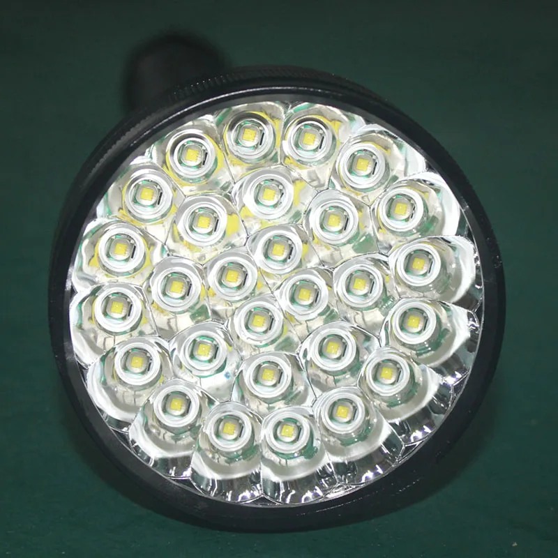 28 x XML-T6 28T6 LED 45000 lúmenov Vysoký výkon 5Modes Odlesky baterka Pochodeň Pracovná lampa taktické svetlo tábor lucerny 18650 26650