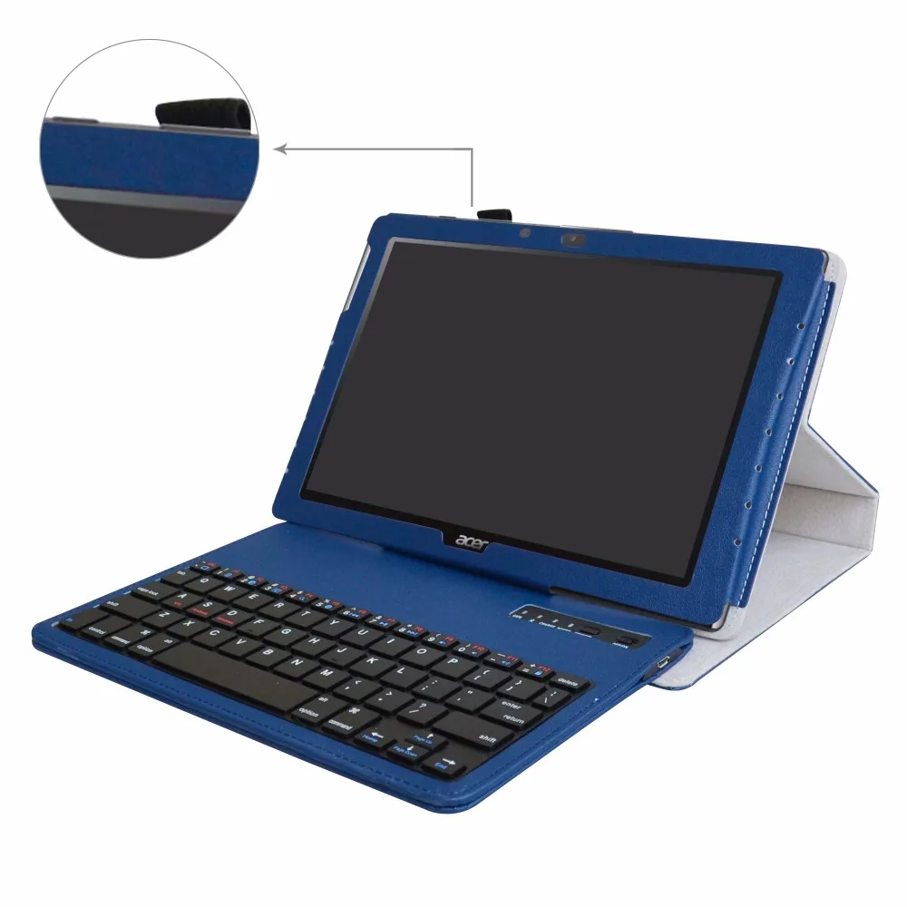 2v1 Vymeniteľné Bluetooth Klávesnicu, obal Pre Acer Iconia 10 (B3-A40) 10.1 palcový Tablet