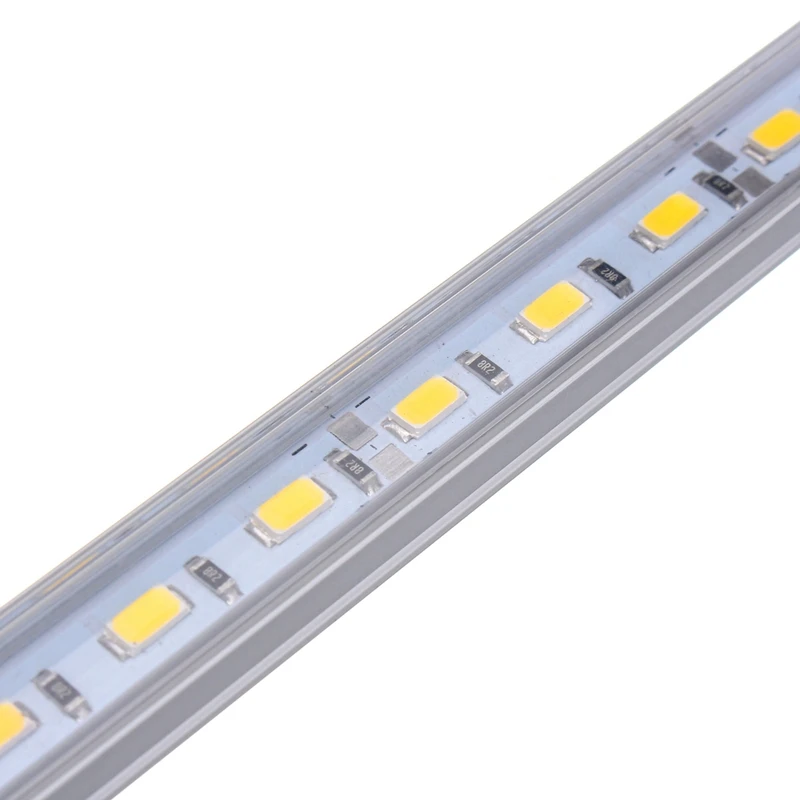 35 CM 7W 24 SMD 5630 LED Panel Svetlo USB Powered DC 5V Pevné Pásy Ťažké Bar Svetlo Dobiť Trubice Lampa S Priehľadný Kryt