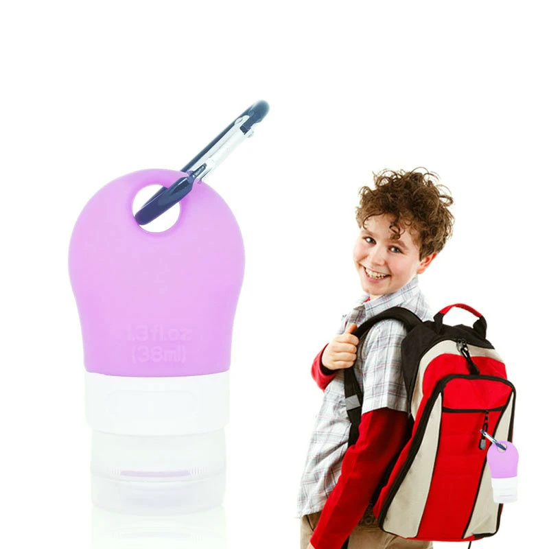 38ml 60ml 90ml Prenosný Mini Silikónových Fľaša Moja Naplniteľné Fľaše Cestovné Krém Body Shampoo Kontajner