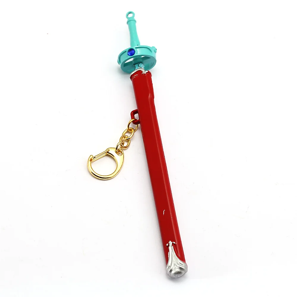 4 Farby Sword Art Online Meč Keychain Kovové Tung ľudí Asuna Kirito Krúžok Držiak Mužov Osobné Chaveiro Anime Keychain