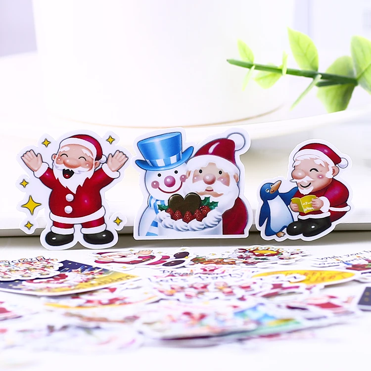 40pcs tvorivé roztomilý self-made Vianoce, Santa Claus scrapbooking nálepky /dekoračné nálepky /DIY plavidlá, fotoalbumy