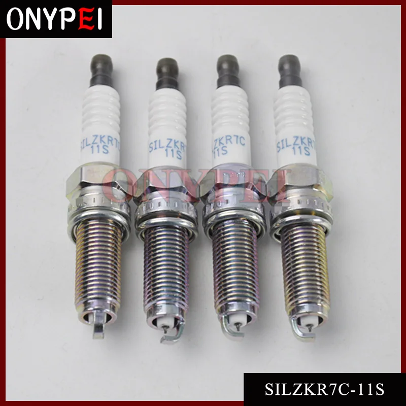 4x Jednolôžková Irídium Spark Plug SILZKR7C-11S 92932 pre Honda Accord CU1 CW1 CR-V RE5 SILZKR7C11S 92932