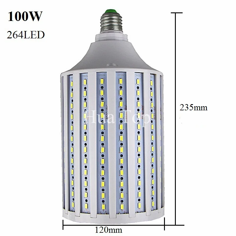 5 ks Lampada 50W 60 W 80 W 100 W LED Lampa 5730 2835 SMD E27 B22 E40 AC110V 220V Kukurica Žiarovka Prívesok Luster Stropné Bodové svetlo