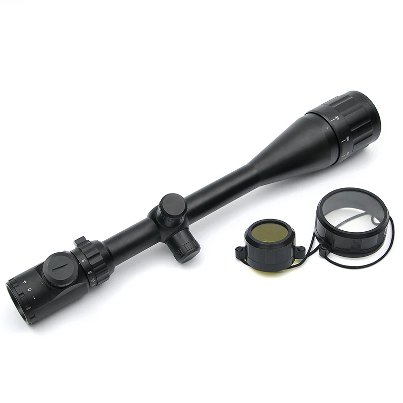 6-24X50 AOE Zelená Červená Mil-dot Osvetlené Taktické Riflescope Reticle Optickým Zameriavačom Rozsah Outdoor, Lov Odbory