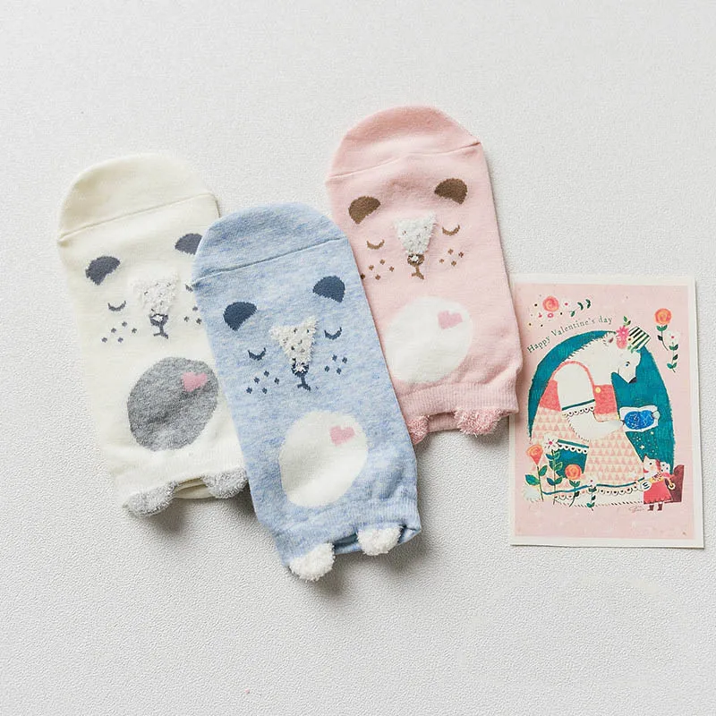 6 Párov Krásne Módne Cartoon Totoro Bavlnené Ponožky Pre Ženy, Tvorivé Roztomilý Dievča, Žena Leto Jar Papuče Dámy Členok Meias